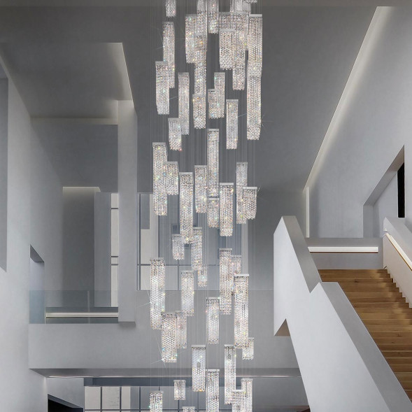 Подвесной светильник Masiero Cubo COMBO S64 100 SQ TR Cut