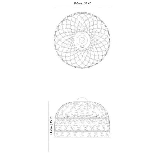 Подвесной светильник MOOOI Emperor M MOLEMS-M--RA