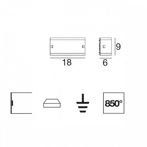 Настенный светильник Linea Light Mille 7836