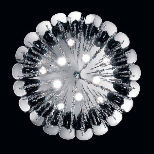 Потолочный светильник Beby Group Bouquet 5200Q02 Chrome White Charmante Acquamarine