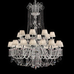 Люстра Masiero Bohemia VE 873/24 CUT CRYSTAL ORG/16/WH