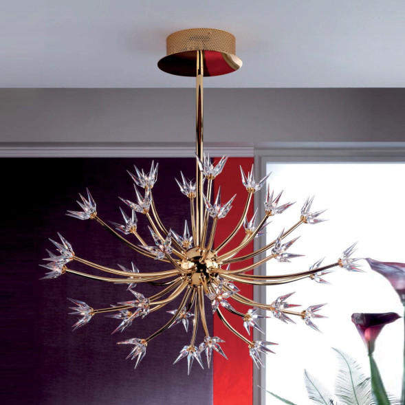 Потолочная люстра Orion LU 2390/33 gold/oval