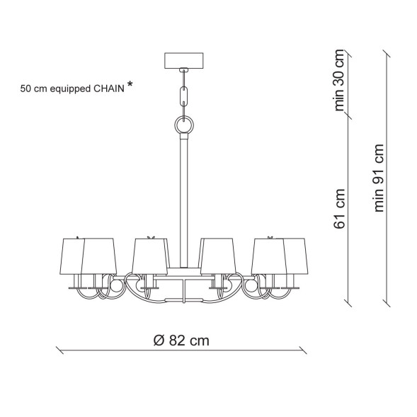 Люстра Patrizia Garganti Nana PG438