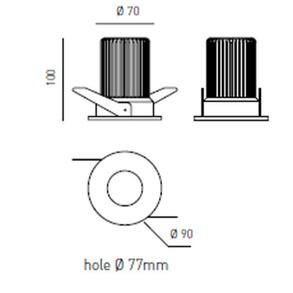 Спот (точечный светильник) Axo light Landinus LANDINUS 507 02