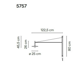 Бра Vibia Tempo 5757 18 /1B