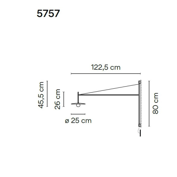 Бра Vibia Tempo 5757 18 /1B