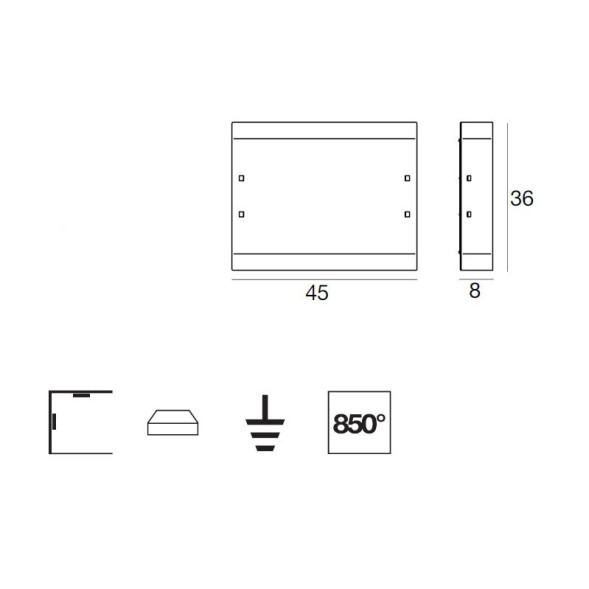 Настенный светильник Linea Light Mille 7852