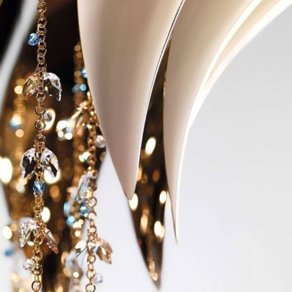 Потолочный светильник Beby Group Bouquet 5200Q03 Rose Rose Acquamarine