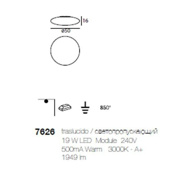 Потолочный светильник Linea Light Squash 7626