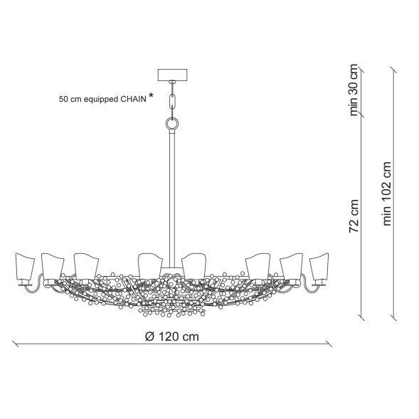 Люстра Patrizia Garganti Nana PG407