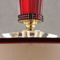 Подвесной светильник Euroluce Museum S1 Shiny gold ruby