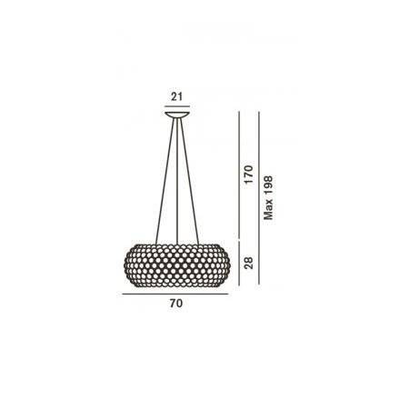 Подвесной светильник Foscarini Caboche 138017 16