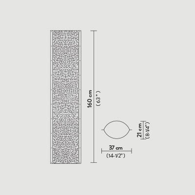 Напольный светильник Slamp The lightning archives PERISHED TUB93PTU0004__PER