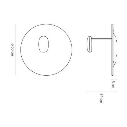 Настенный светильник Artemide Droplet 1471W10A