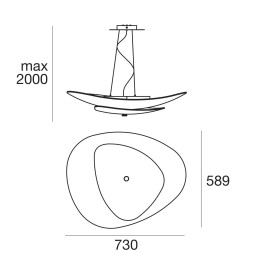 Подвесной светильник Linea Light Moledro 90318