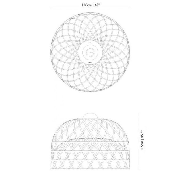 Подвесной светильник MOOOI Emperor L MOLEMS-L--B