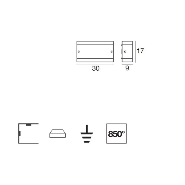 Настенный светильник Linea Light Mille 7850