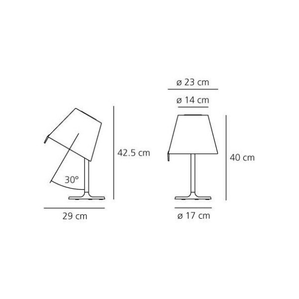 Настольная лампа Artemide Melampo notte 0710010A