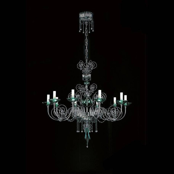 Люстра Beby Star 0122B02 Chrome Emerald Emerald Crystal