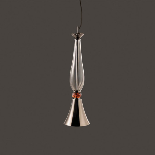 Подвесной светильник Euroluce Olympia S1 nickel Fume
