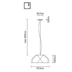 Подвесной светильник Fabbian Crio D81 A09 48