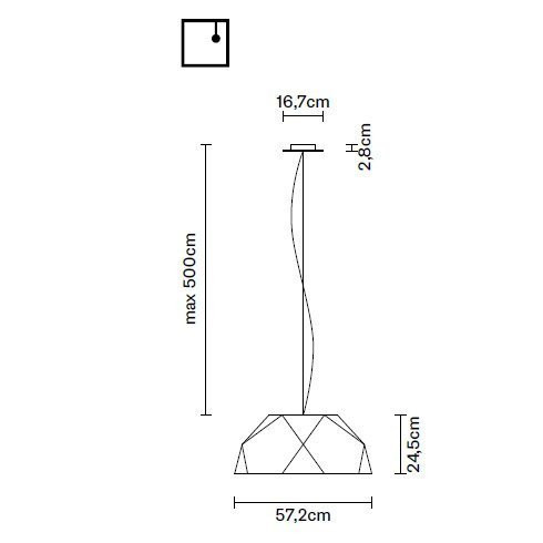 Подвесной светильник Fabbian Crio D81 A09 48