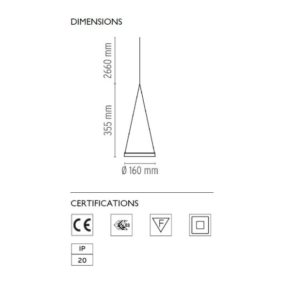 Подвесной светильник Flos Fucsia 1 F2410000