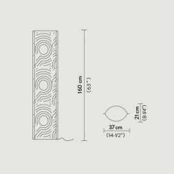 Напольный светильник Slamp Venti FLOOR TUB59PTU0004__VEN