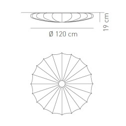 Настенно-потолочный светильник Axo Light Muse PL MUS 120 MC PLMUS120MCXXE27