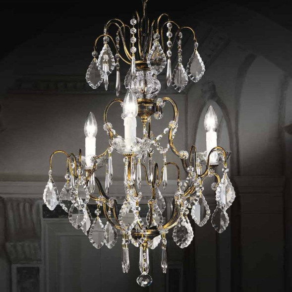 Люстра Beby Group Old style 3325/3 Black gold HALF CUT