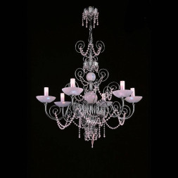 Люстра Beby Star 0122B01 Chrome Fuchsia Venice Pink Pearls