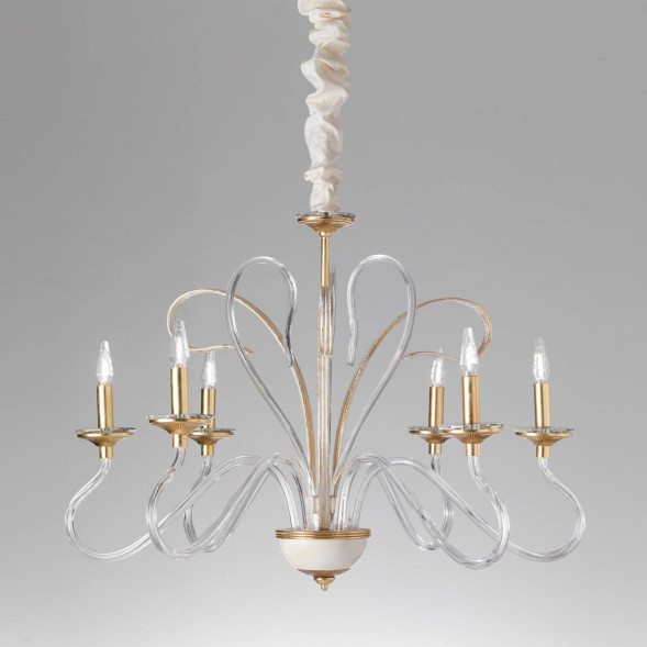 Люстра Masca Deco 1878/6 Bianco oro