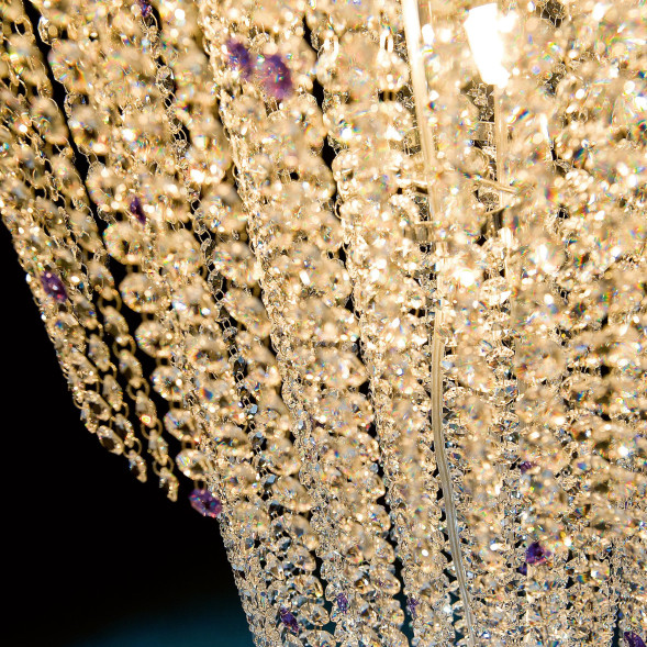 Подвесной светильник Euroluce Stars S14 silver C COLLECTION violet