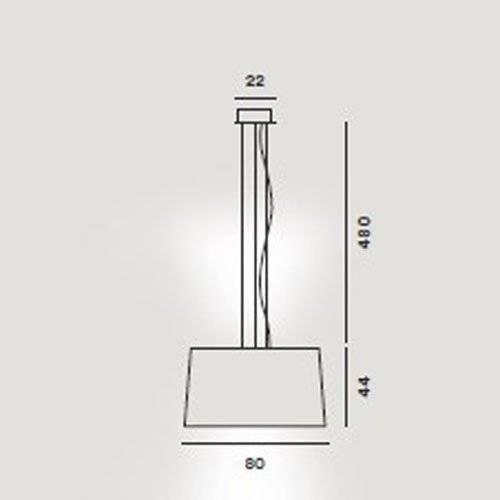 Подвесной светильник Foscarini Twice as Twiggy 275017 25