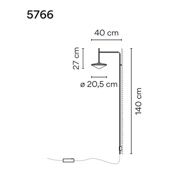 Бра Vibia Tempo 5766 18 /15