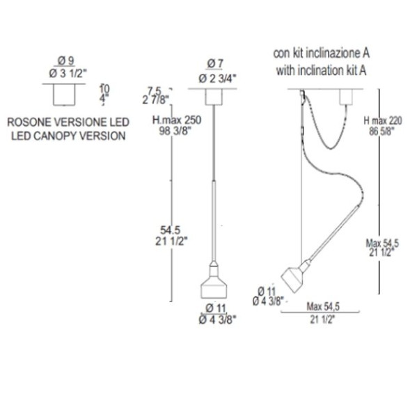Подвесной светильник Leucos BEAMER 11 S 0003586