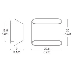 Бра Leucos ABBEY PARETE BIANCO 0002739