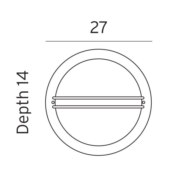 Уличный настенный светильник Norlys Berlin 617W