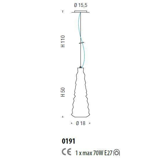 Подвесной светильник Sylcom Chaotic 0191 CR