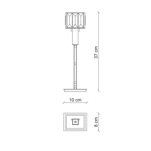 Настольная лампа Baga Bespoke Angie A08G2