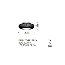 Потолочный светильник De Majo CANNETTATA P42 ED 0CANN0P43C