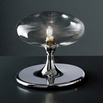 Настольная лампа IDL Moira 366/1LP chrome + CRISTALLO