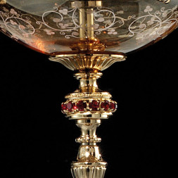 Люстра Euroluce Aida L8+4 Amber