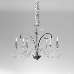 Люстра Masca Deco 1878/6 Piombo argento