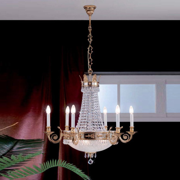 Люстра Orion LU 2386/6+6 gold