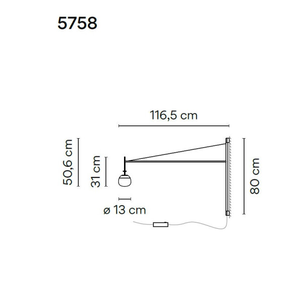 Бра Vibia Tempo 5758 58 /15