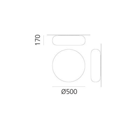 Настенно-потолочные светильник Artemide Itka DX0060E10