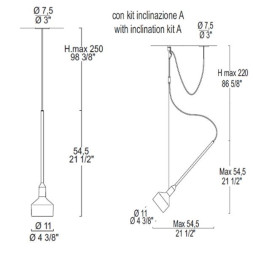 Подвесной светильник Leucos BEAMER 11 S/I 0003598