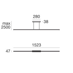 Подвесной светильник Linea Light Straight 8201
