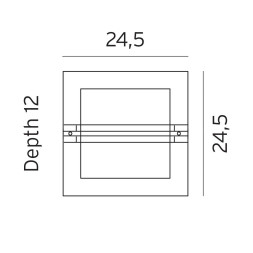 Уличный настенный светильник Norlys Bern 655GA